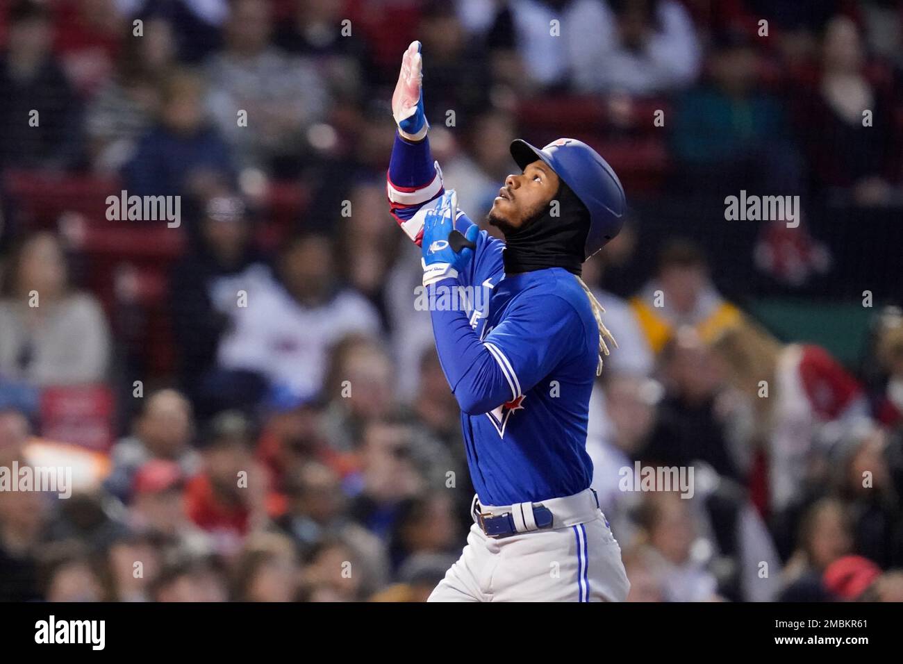 Toronto Blue Jays left fielder Raimel Tapia during a baseball game