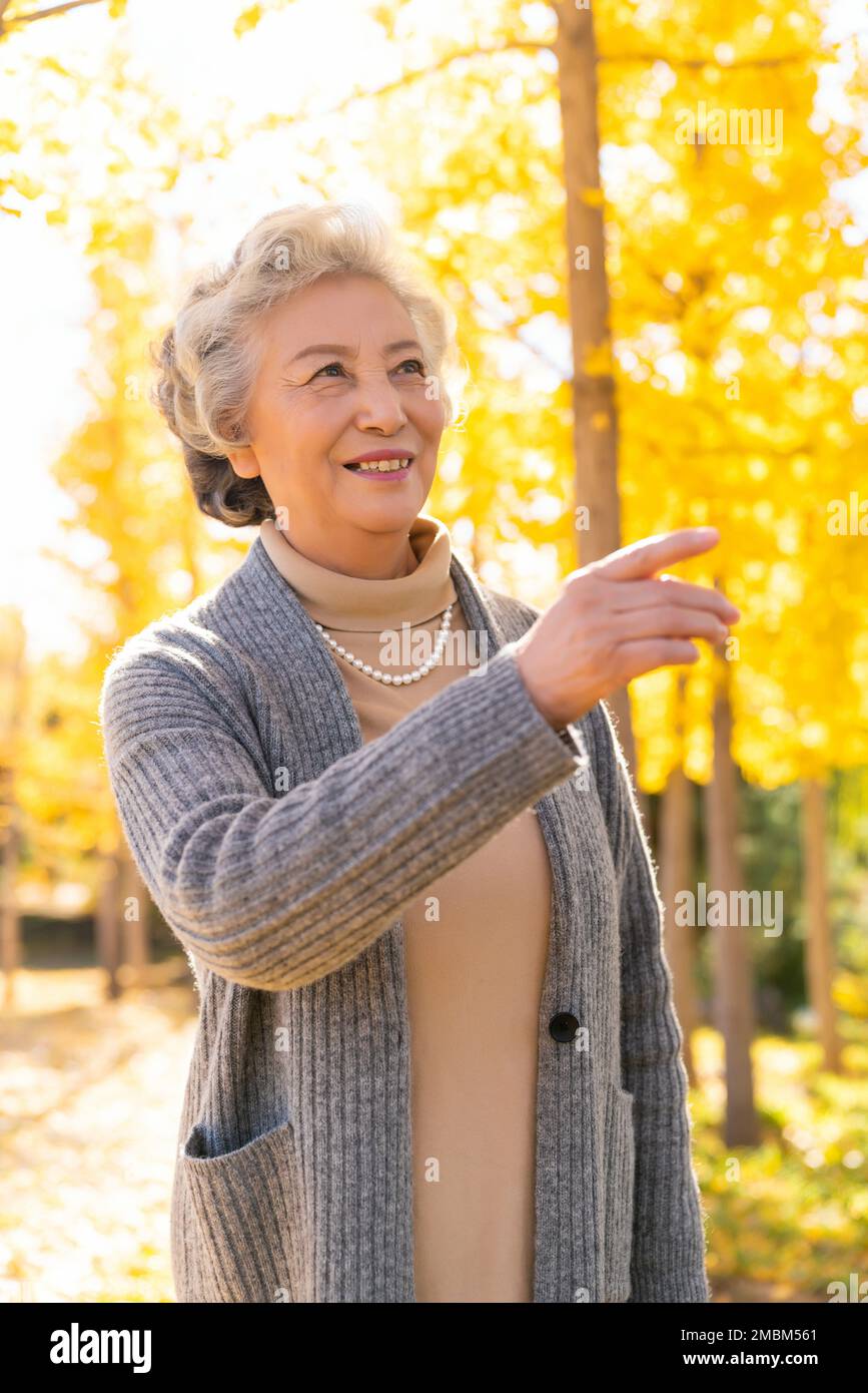 Elegant elderly women Stock Photo - Alamy