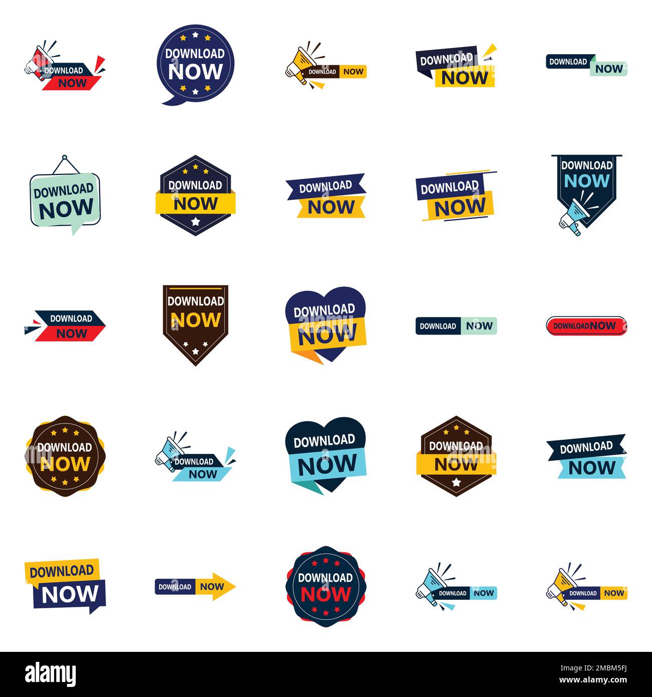 Download now collection 25 versatile designs Stock Vector Image & Art ...