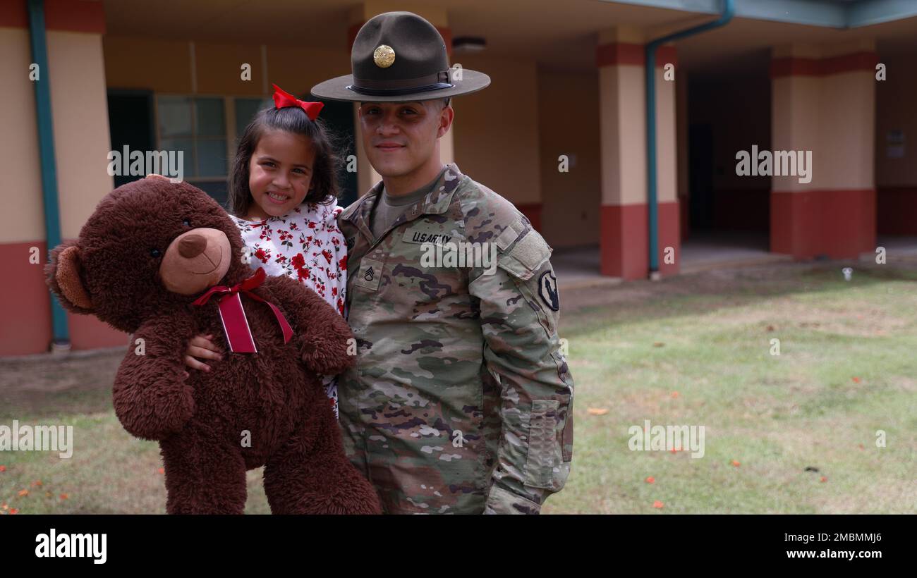 FORT BUCHANAN, Puerto Rico—Army Reserve Drill Sgt. Hector Burgos, from