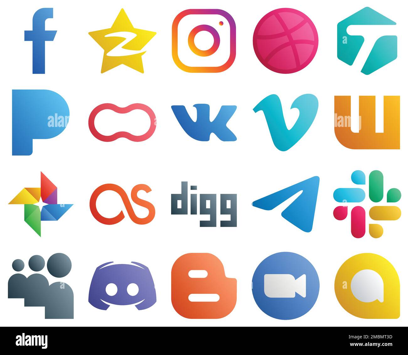 Social network vk Stock Vector Images - Alamy