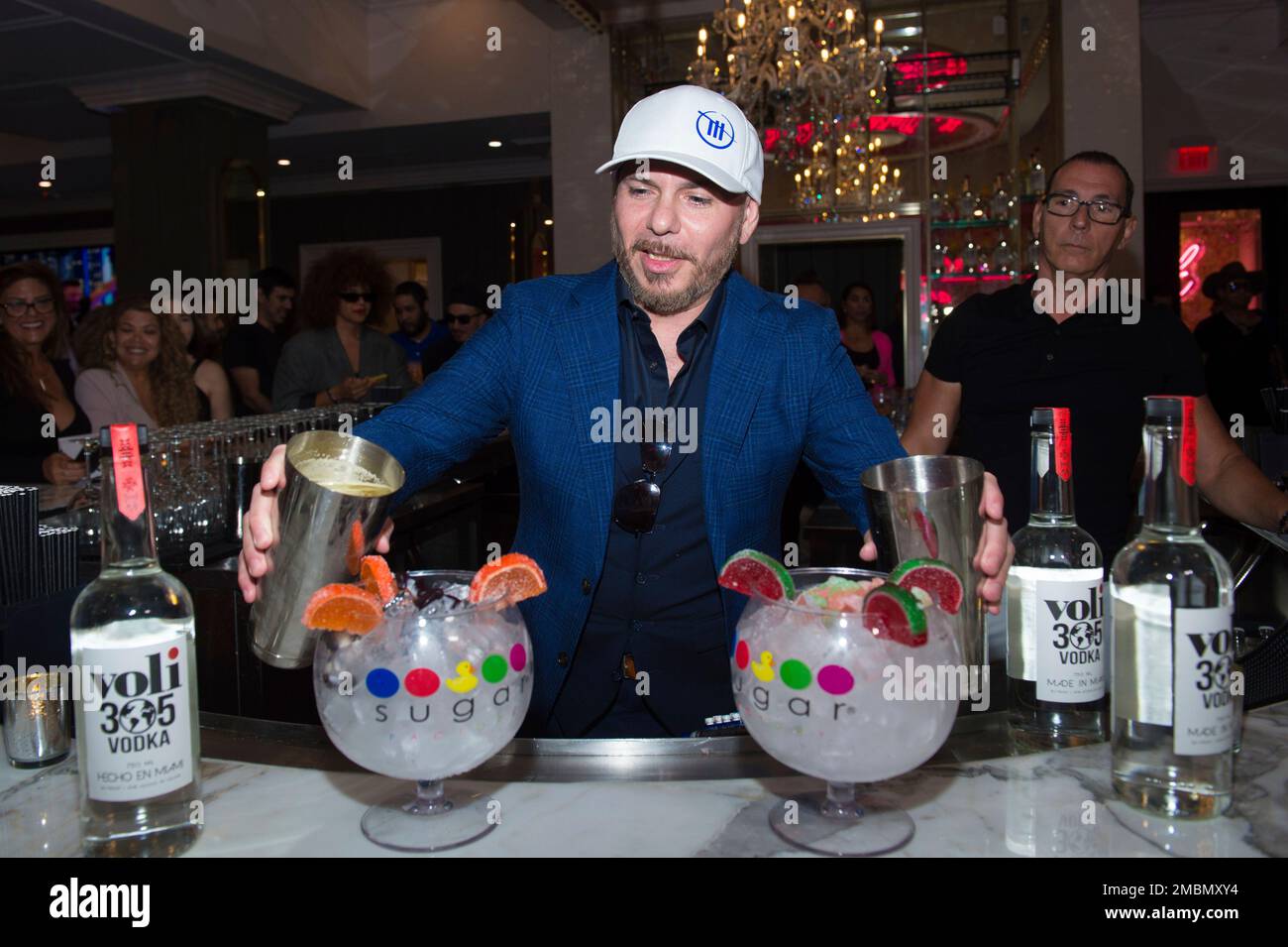 Recording artist Pitbull attends Sugar Factory Aventura VIP Grand