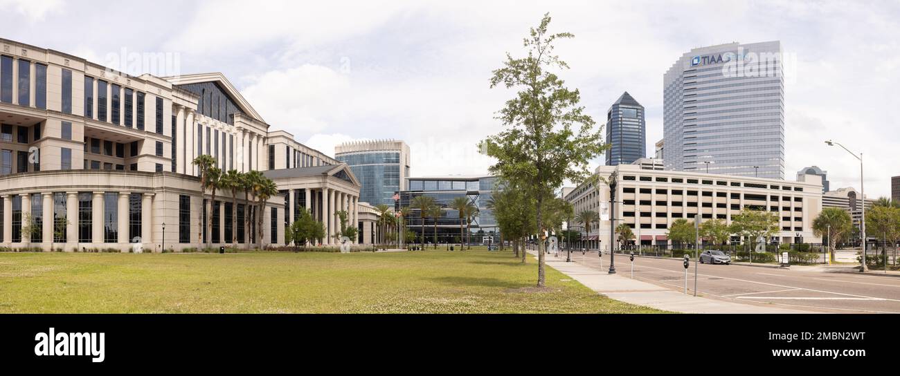 Jacksonville, Florida, USA - April 16, 2022: The Duval County Courthouse Stock Photo