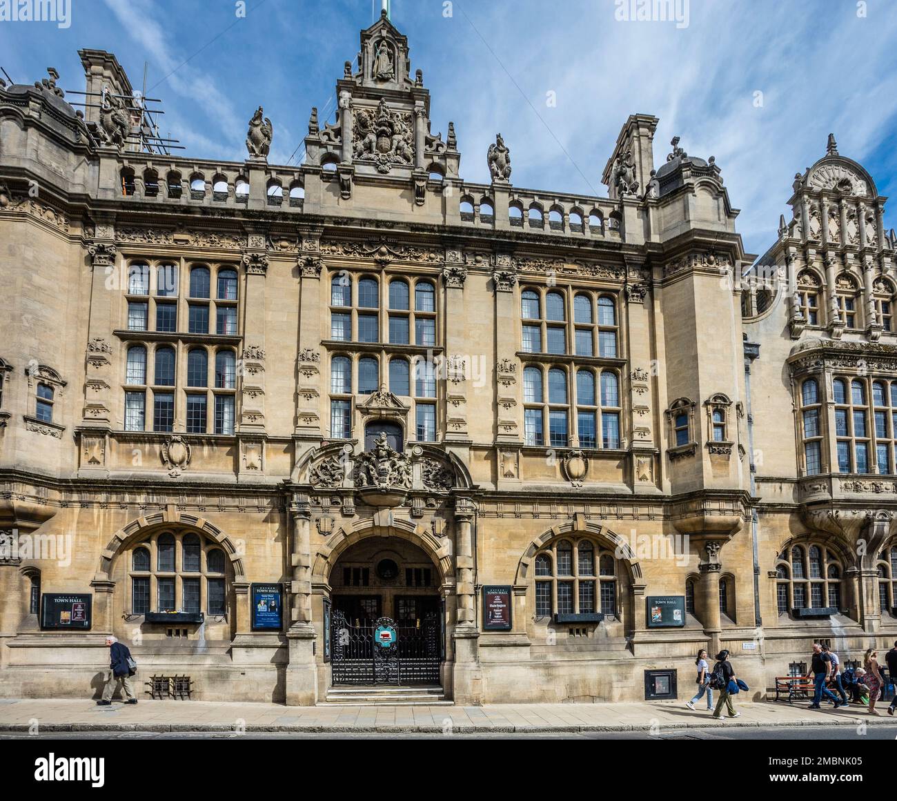 Oxford Town Hall St Aldate's Street in central Oxford, Oxfordshire, Sout East England Stock Photo