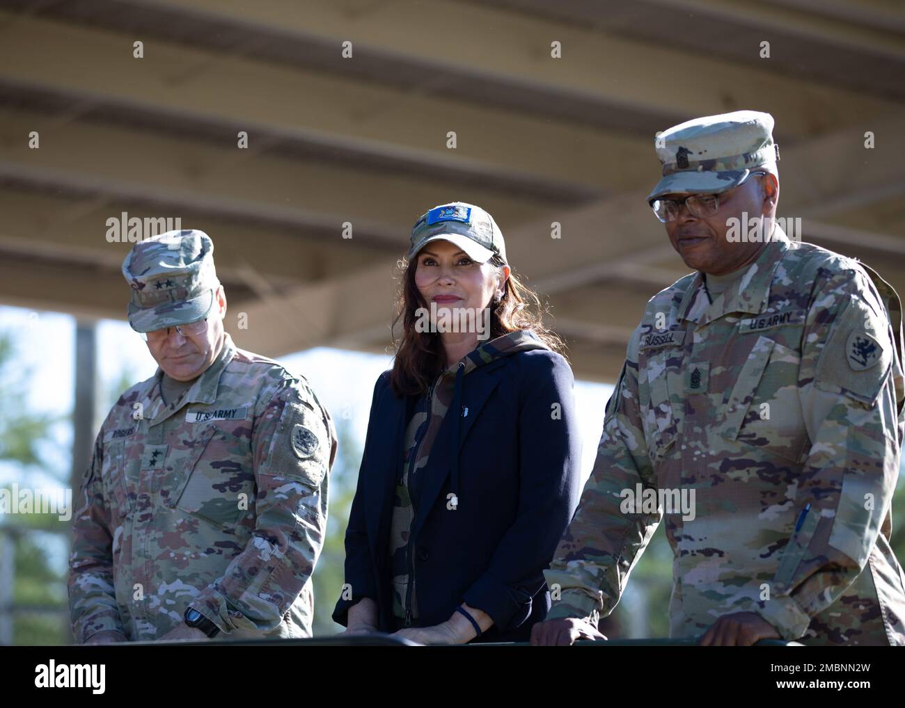 Governor Gretchen Whitmer reviews the formation of Michigan National
