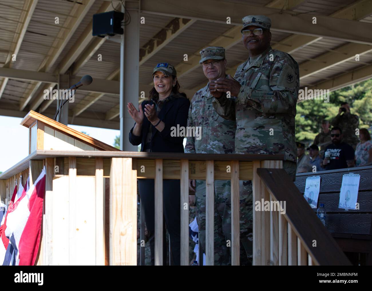 Governor Gretchen Whitmer reviews the formation of Michigan National
