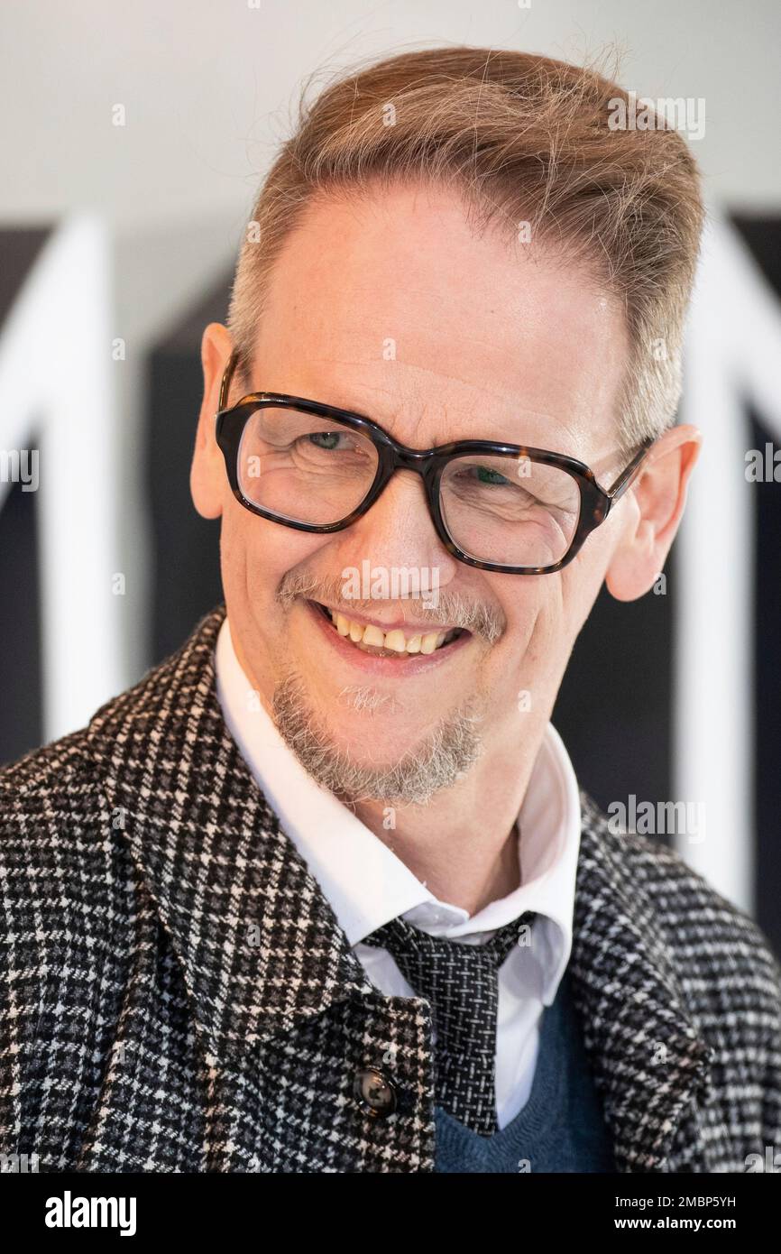 Sigurjon Birgir Sigurdsson a.k.a. Sjon poses for photographers upon ...