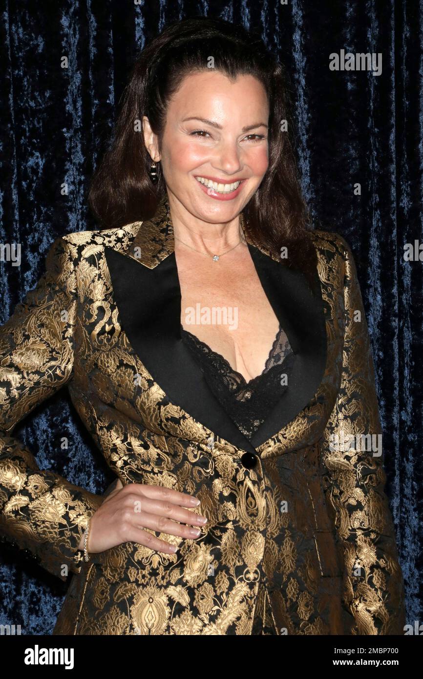 Fran Drescher attends Clive Davis’ 90th birthday celebration at Casa