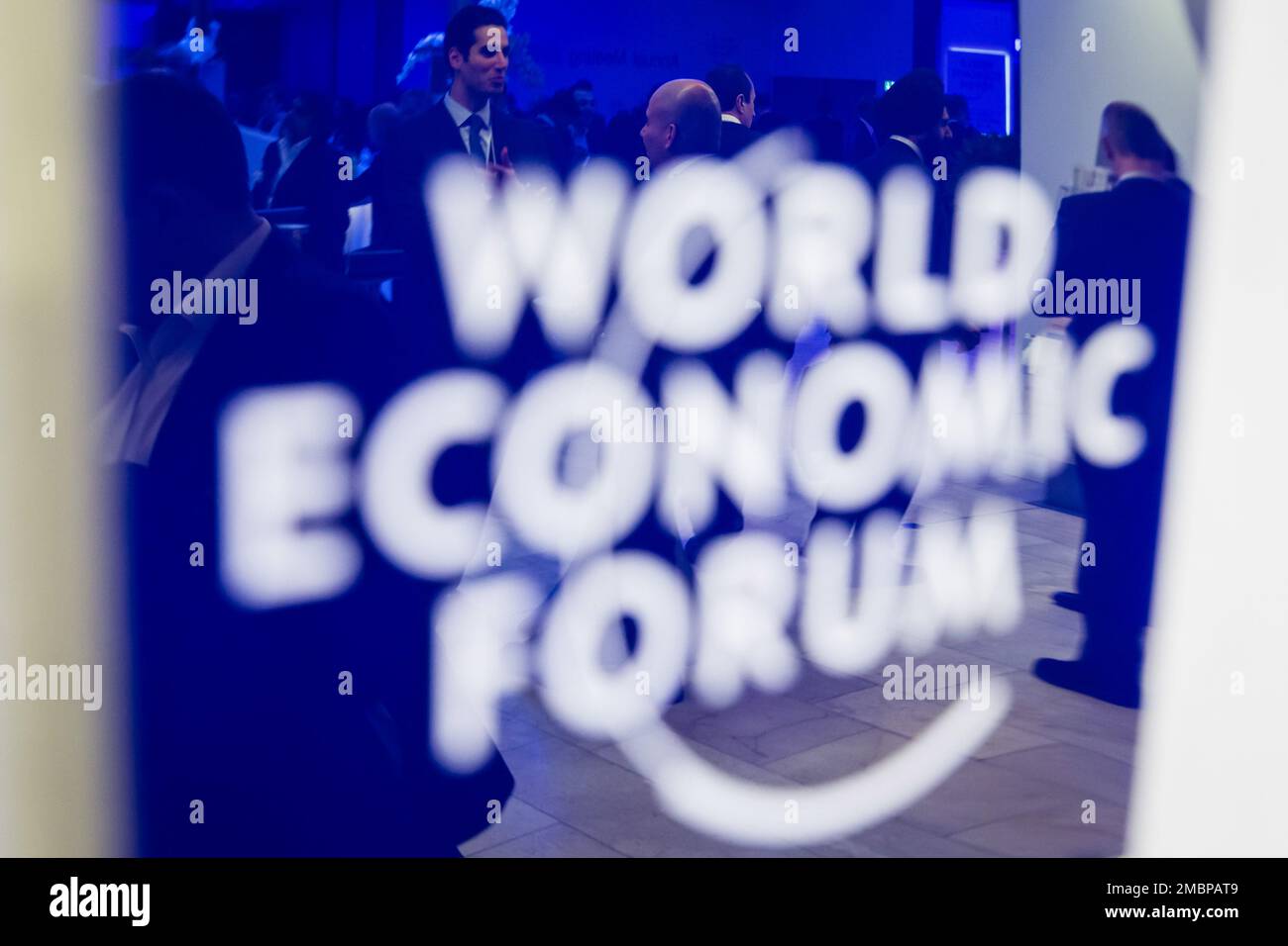 Davos, Switzerland. 21st Jan, 2015. World Economic Forum logo seen in Davos, Switzerland. (Photo by Mykhaylo Palinchak/SOPA Images/Sipa USA) Credit: Sipa USA/Alamy Live News Stock Photo