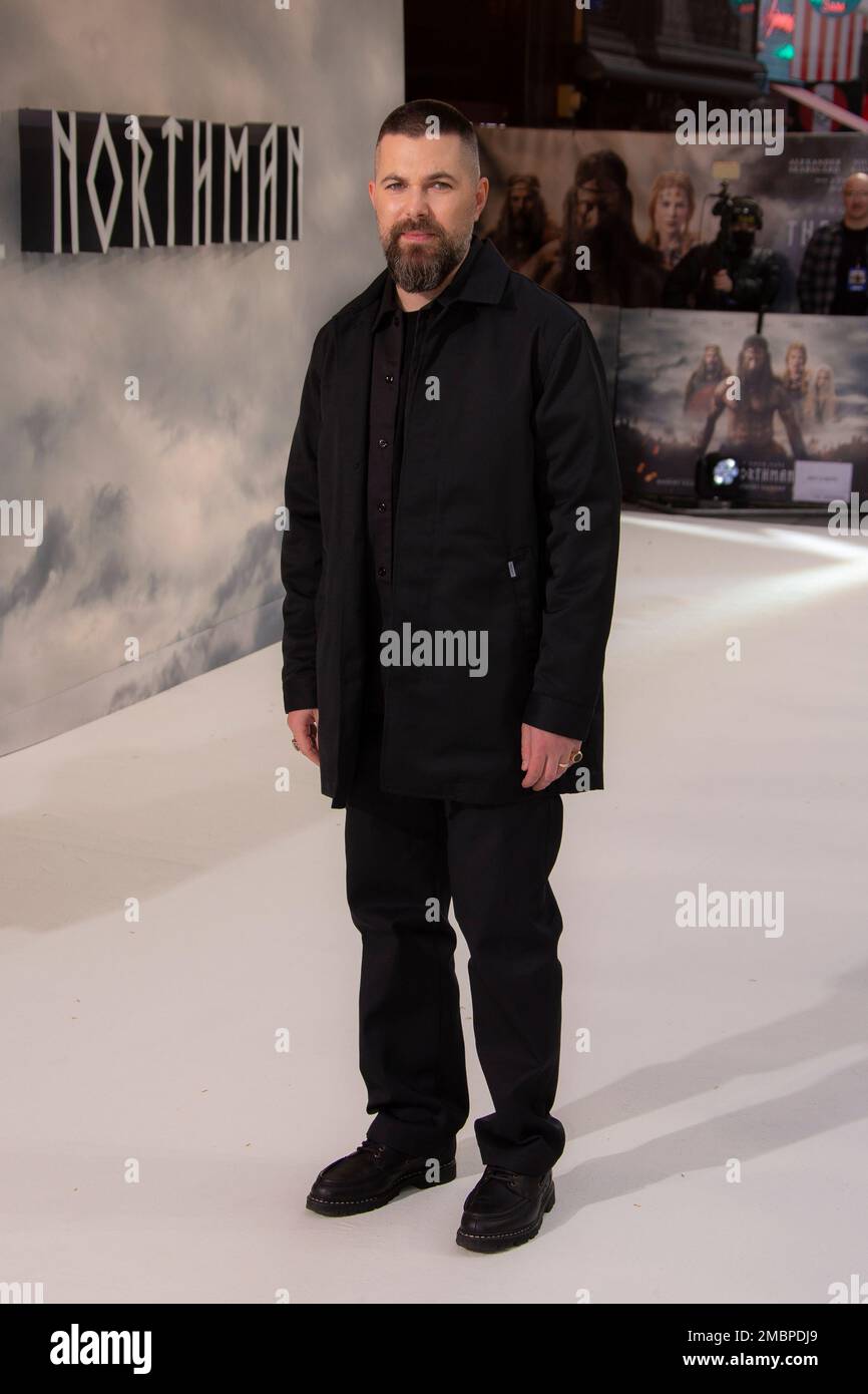 Robert Eggers poses for photographers upon arrival at the premiere of ...