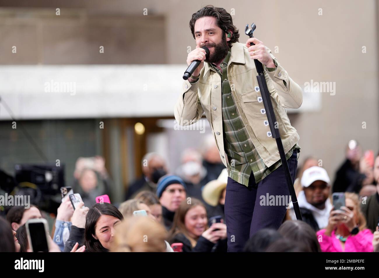 Thomas Rhett performs on NBC's 