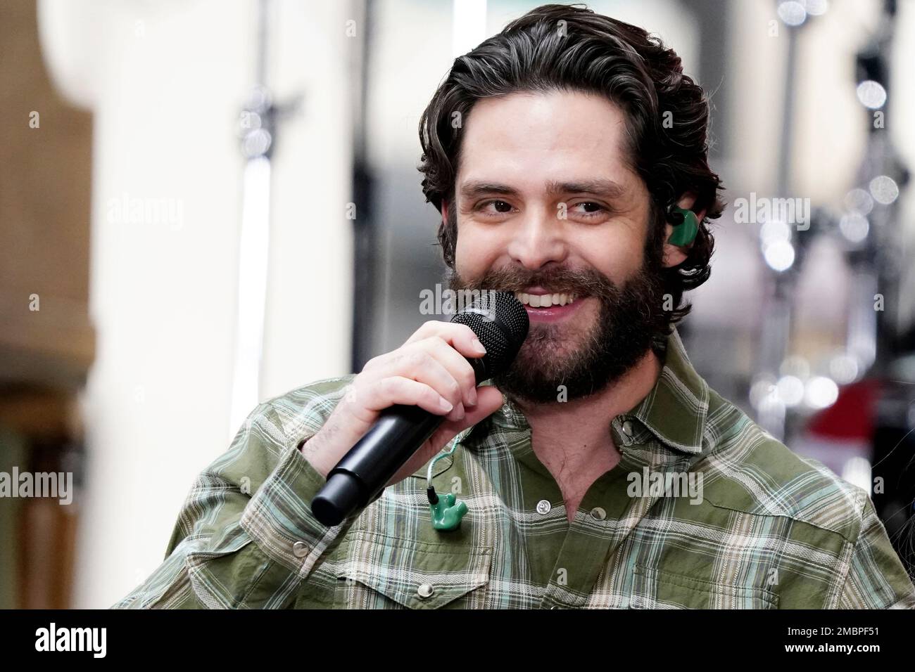 Thomas Rhett performs on NBC's 