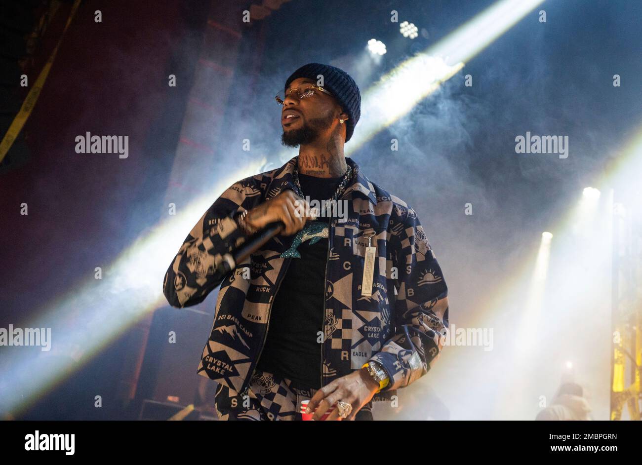 Key Glock performs on stage at the Buckhead Theatre on Monday, April 4