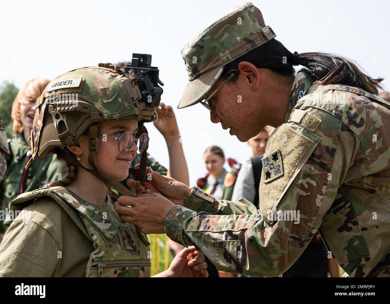 Modern ballistic helmet hi-res stock photography and images - Alamy