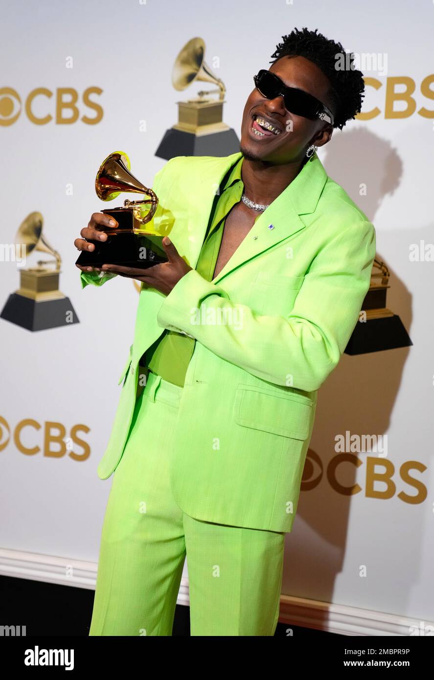 Lucky Daye, winner of the award for best progressive R&B album for