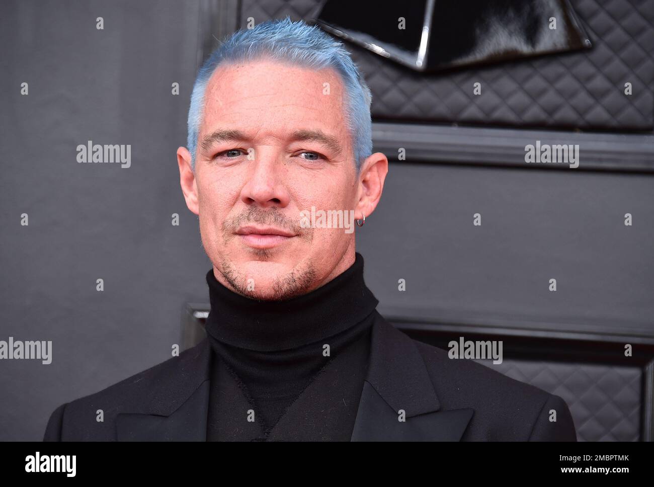 Diplo arrives at the 64th Annual Grammy Awards at the MGM Grand Garden