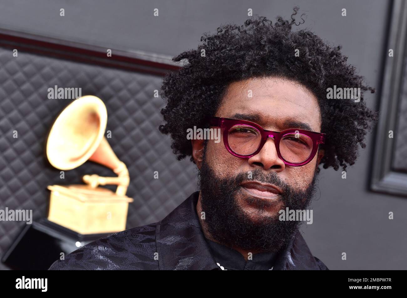 Questlove arrives at the 64th Annual Grammy Awards at the MGM Grand