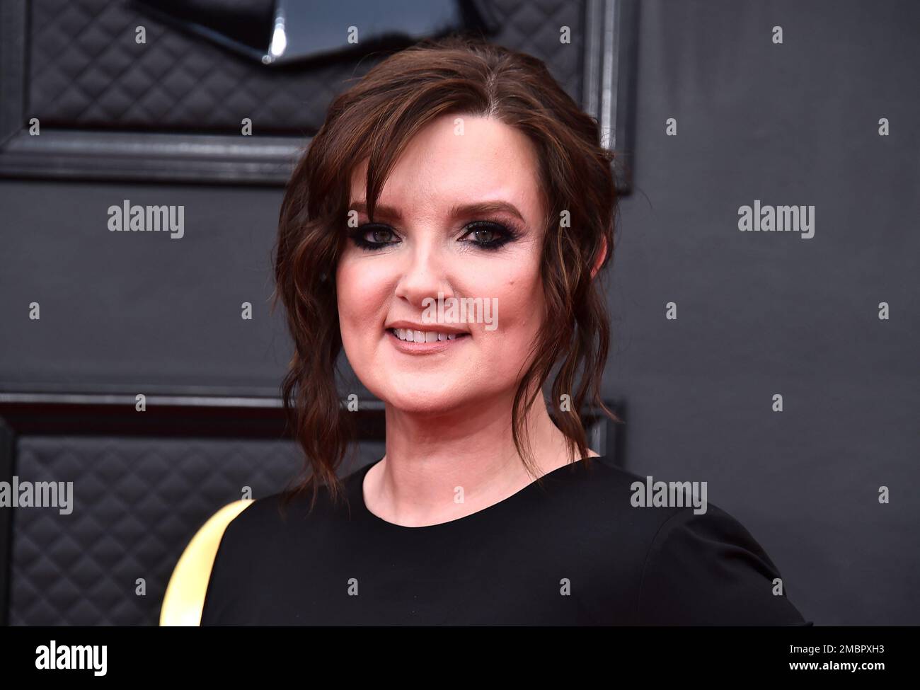 Brandy Clark arrives at the 64th Annual Grammy Awards at the MGM Grand
