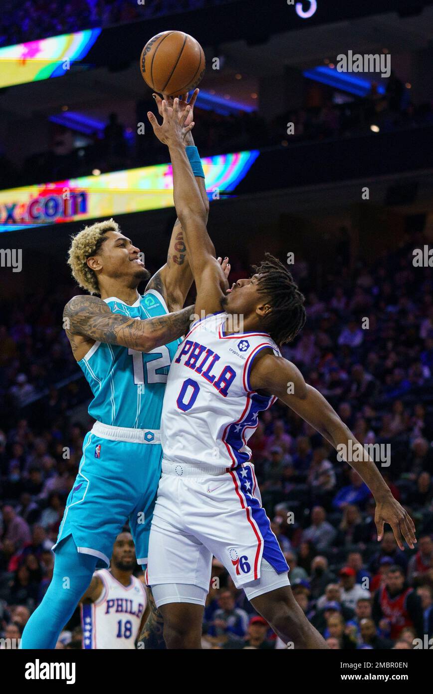 Charlotte Hornets' Kelly Oubre Jr. in action during an NBA