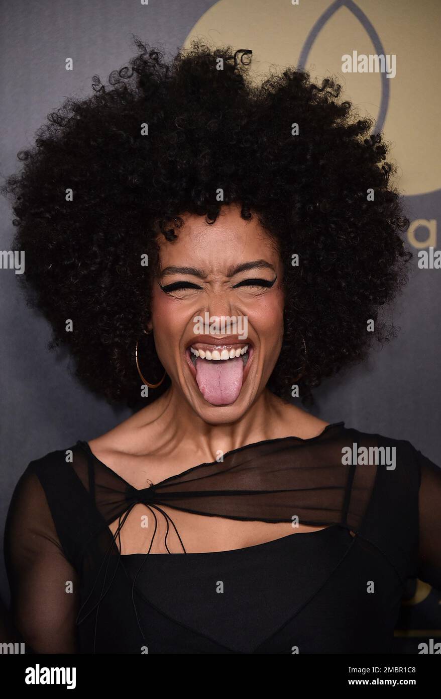 April Kae arrives at the Recording Academy Honors Presented By The Black  Music Collective on Saturday, April 2, 2022, at Resorts World Las Vegas.  (Photo by Jordan Strauss/Invision/AP Stock Photo - Alamy