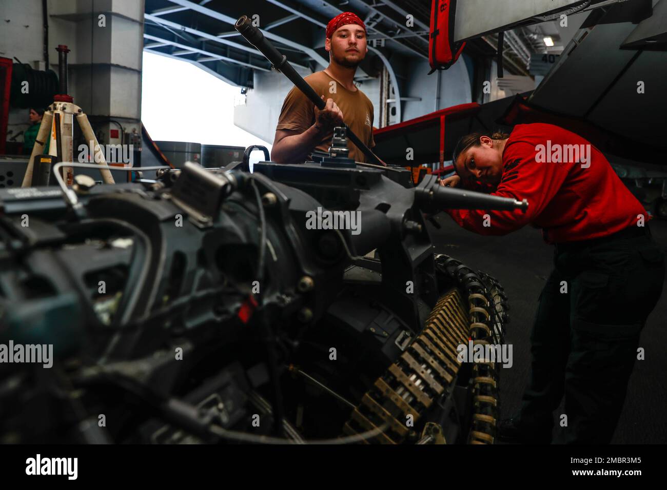 PHILIPPINE SEA (June 20, 2022) Aviation Ordnanceman 3rd Class Delton