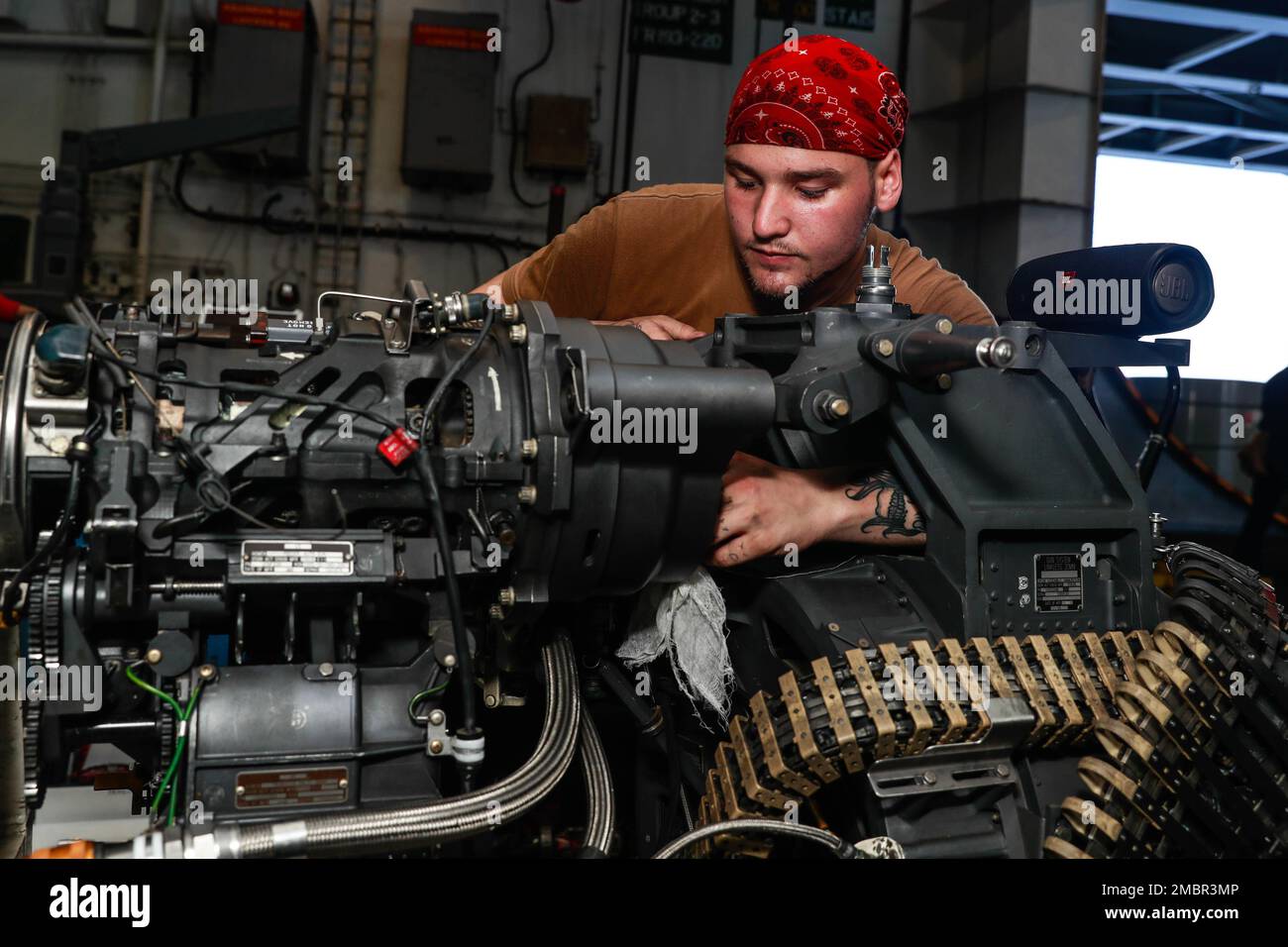 PHILIPPINE SEA (June 20, 2022) Aviation Ordnanceman 3rd Class Delton