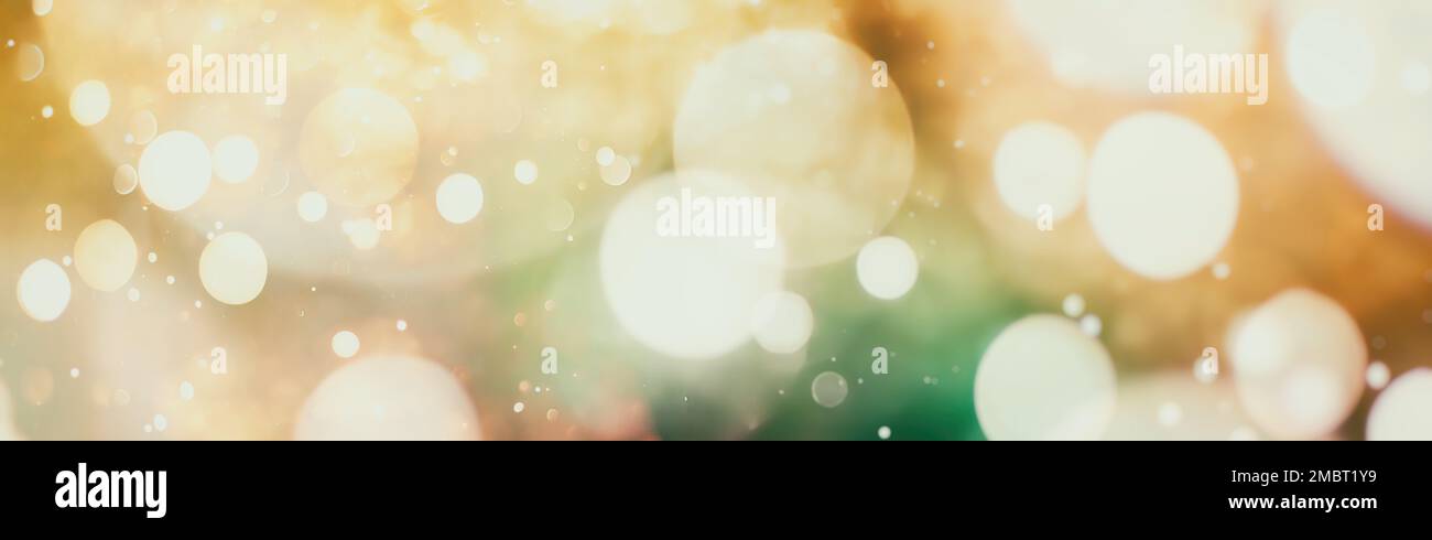 Bright light spots abstract bokeh blurred texture background Stock Photo