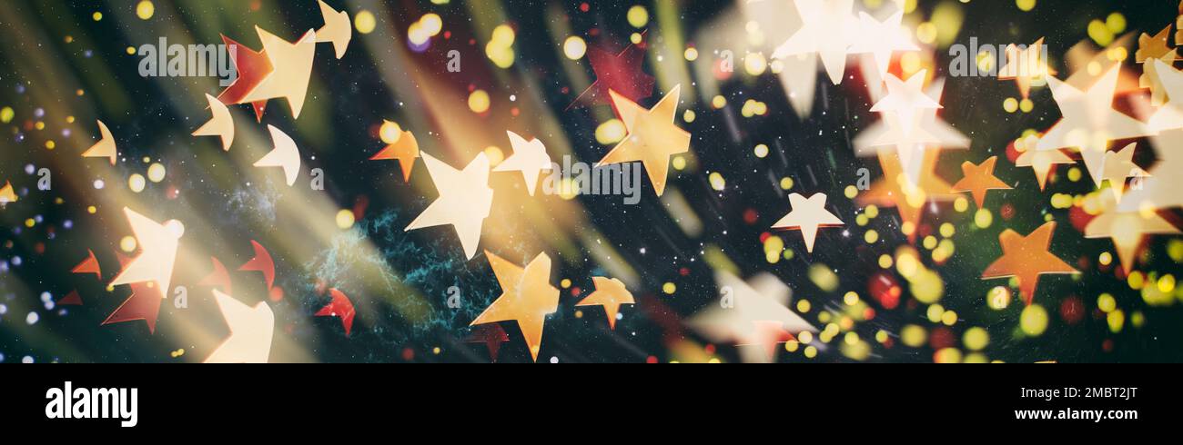 Vintage Magic Background With Color Festive background Stock Photo