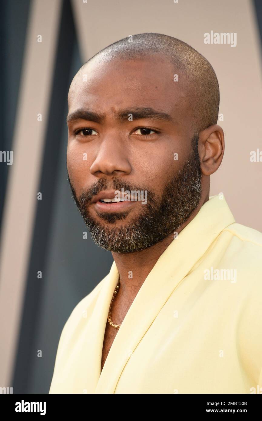 Donald Glover Arrives At The Vanity Fair Oscar Party On Sunday March Donald Glover Arrives At The Vanity Fair Oscar Party On Sunday March 27 2022 At The Wallis Annenberg Center For The Performing Arts In Beverly Hills Calif Photo By Evan 2MBT50B 