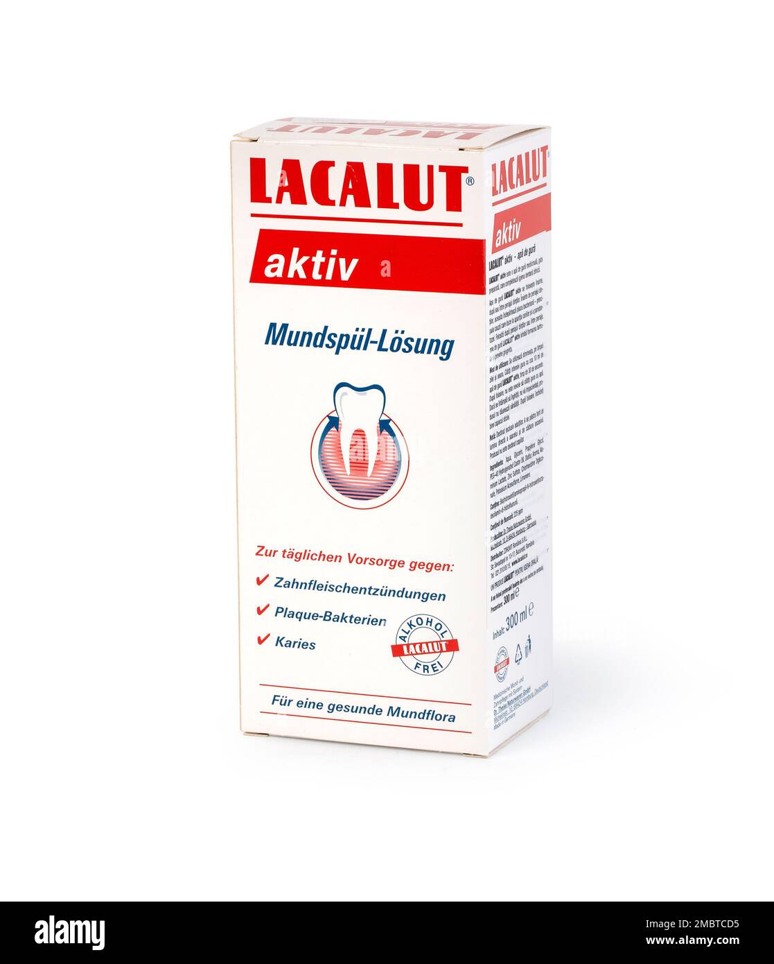 Chisinau, Moldova May 18, 2020: Lacalut activ box isolated on white ...