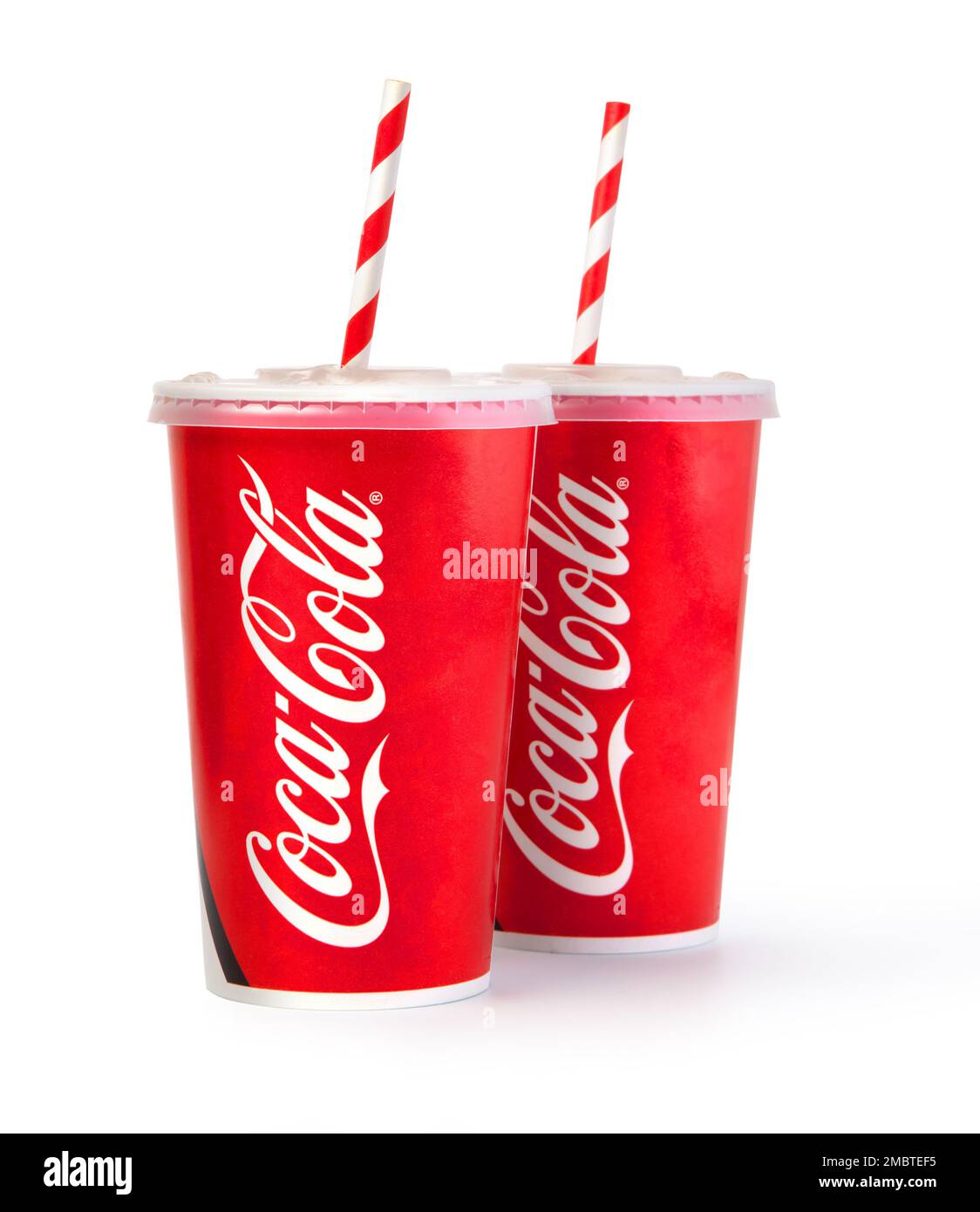 Coca cola paper cup Cut Out Stock Images & Pictures - Alamy