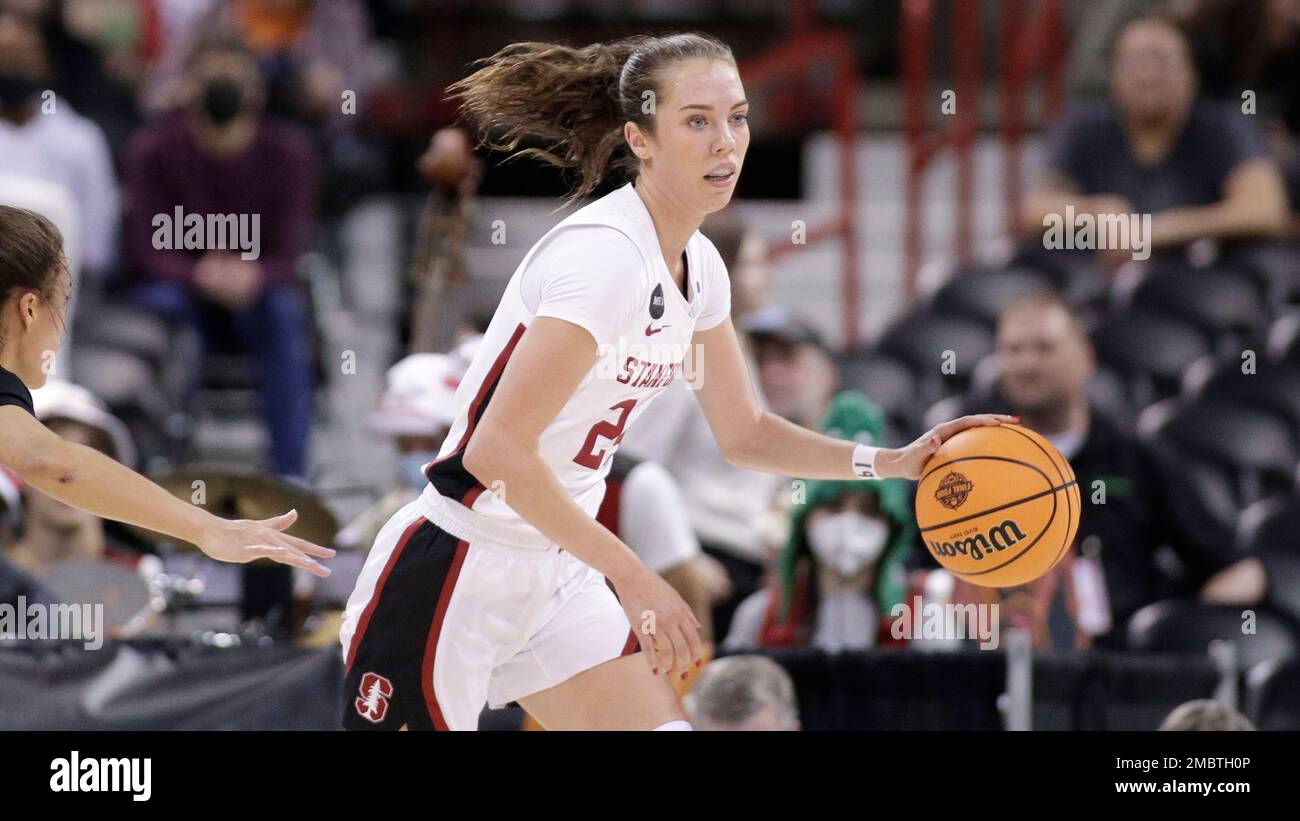 Stanford guard Lacie Hull (24) during a college basketball game against ...