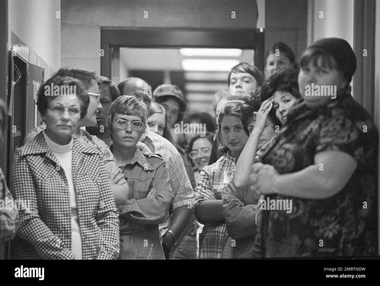 FILE In this July 17, 1976, photo parents and families of the