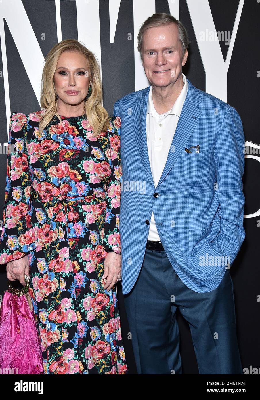 Kathy Hilton and Rick Hilton arrive at the Vanity Fair Future of