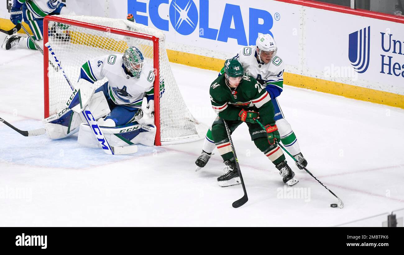 Dallas Stars left winger Jamie Benn (14) skates during an NHL hockey game  against the Vancouver Canucks on Saturday, March 26, 2022, in Dallas. (Matt  Patterson via AP Stock Photo - Alamy