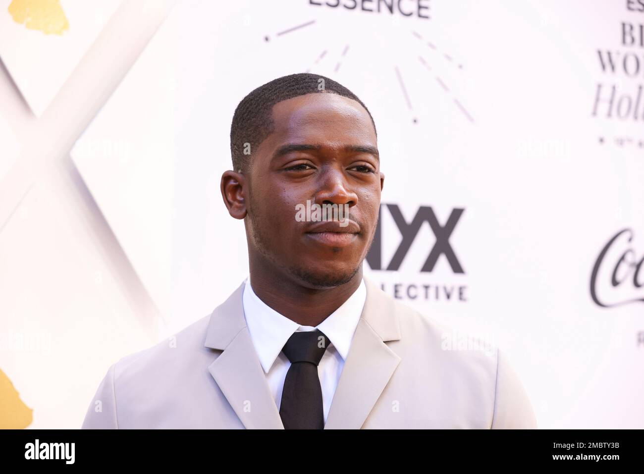 Damson Idris arrives at the Essence Black Women In Hollywood Awards on