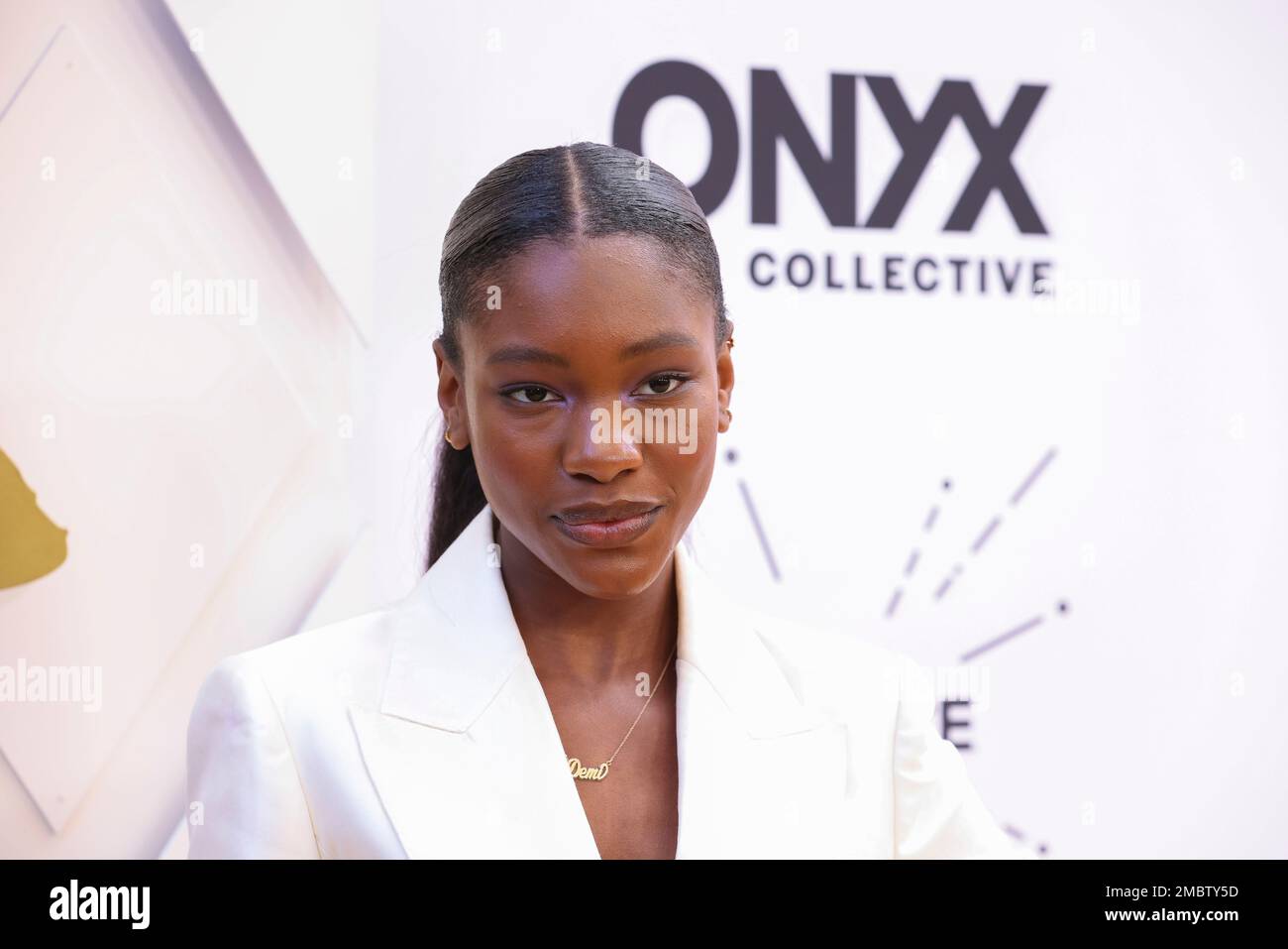 Damson Idris arrives at the Essence Black Women In Hollywood Awards on