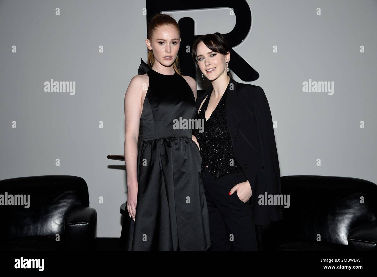 Lydia Brosnahan, left, and sister Rachel Brosnahan attend the Ralph
