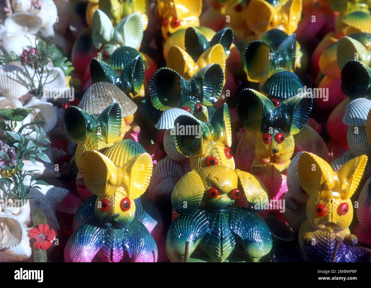 Shell crafts, sold to tourists, Alexandria, Egypt Stock Photo - Alamy