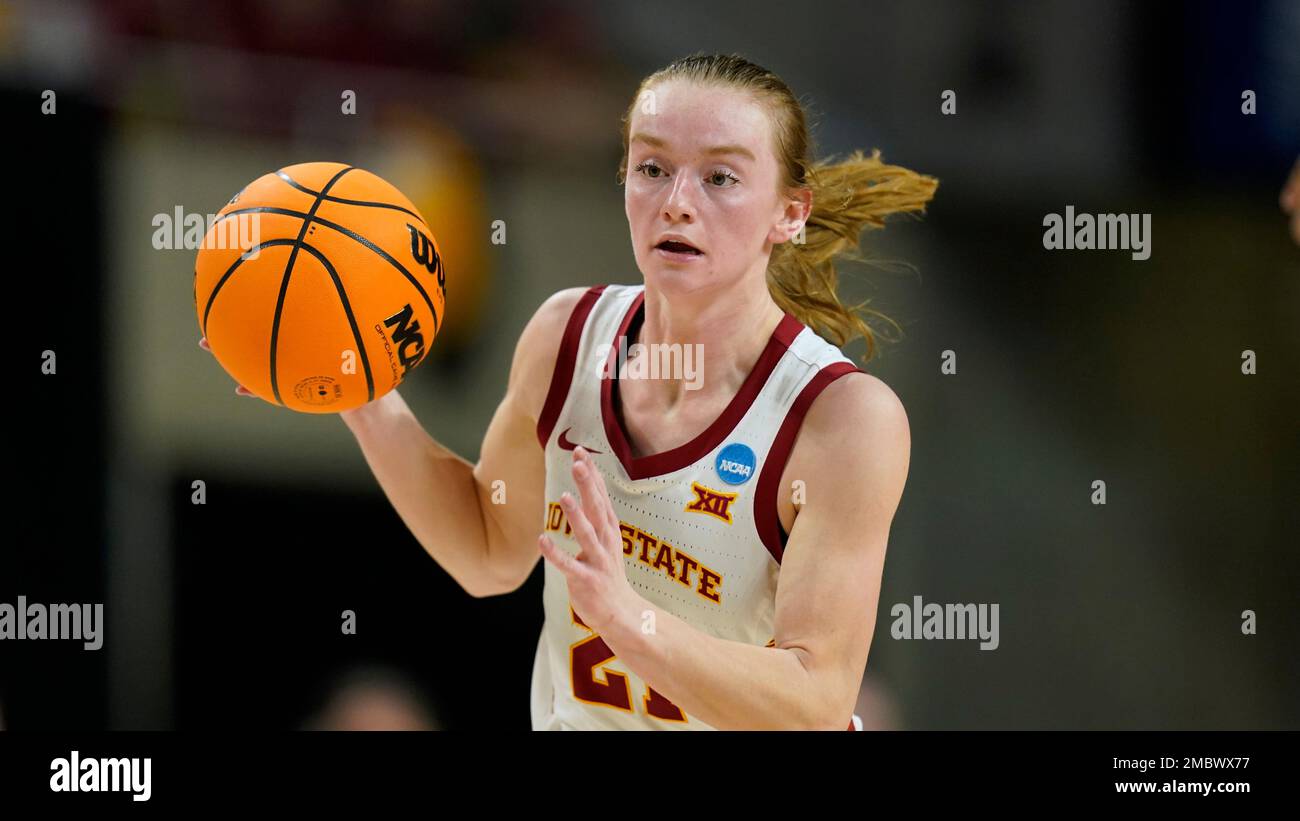 Iowa State Guard Lexi Donarski Drives Up Court During The Second Half Of A Second Round Game 9137