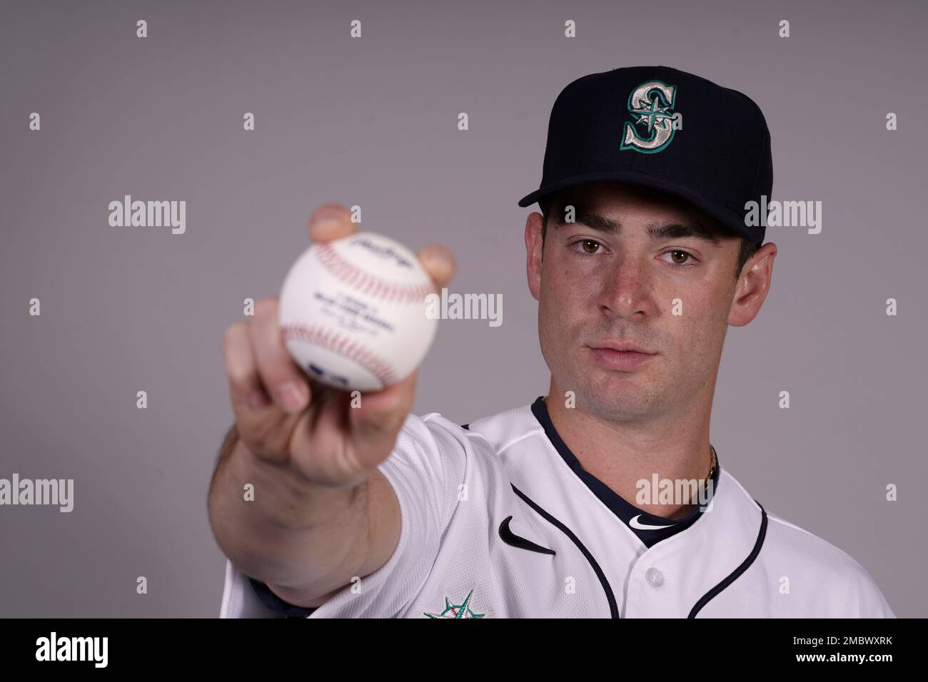 This is a 2022 photo of Matt Festa of the Seattle Mariners baseball