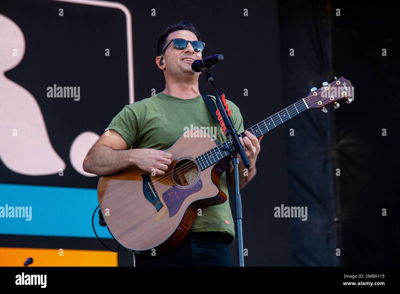 Marc Roberge of O.A.R. performs at the Innings Festival at Raymond