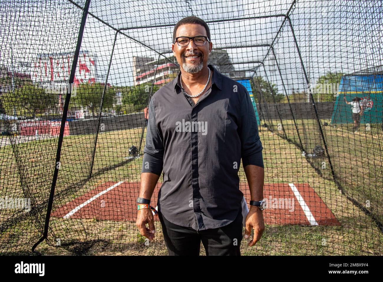 Gary Sheffield attends the Innings Festival at Raymond James