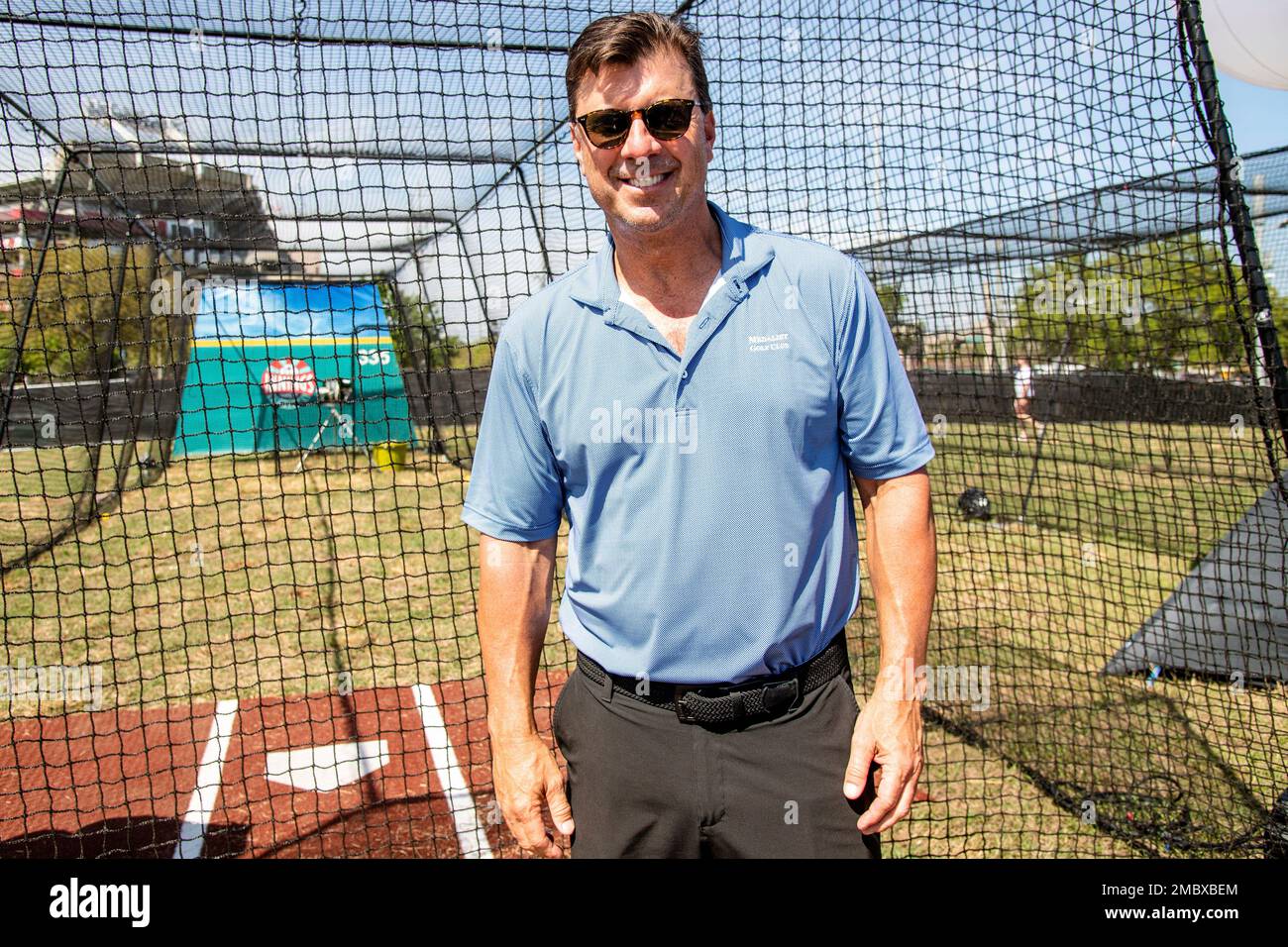 Tino Martinez poses for a photo at the Innings Festival at Raymond