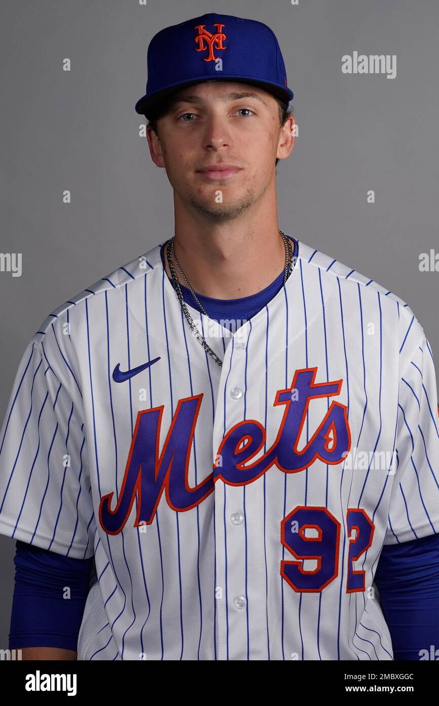 This is a 2022 photo of Eric Orze of the New York Mets baseball team. This  image reflects the New York Mets active roster Wednesday, March 16, 2022,  in Port St. Lucie