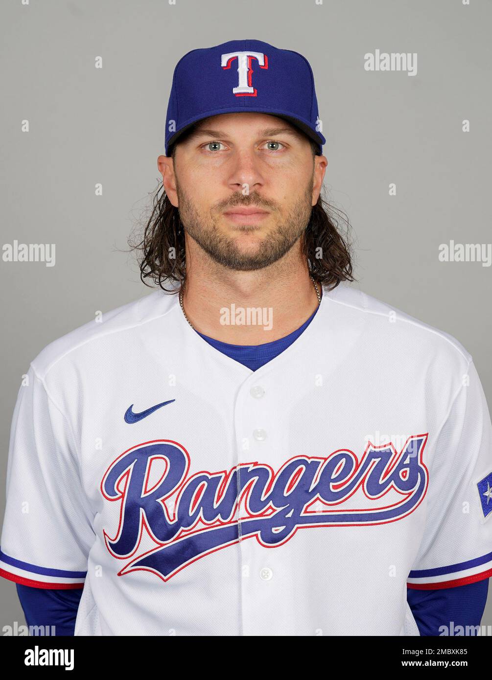 This is a 2022 photo of Jake Marisnick of the Texas Rangers baseball team.  This image reflects the Texas Rangers active roster as of Thursday, March  17, 2022 when this image was