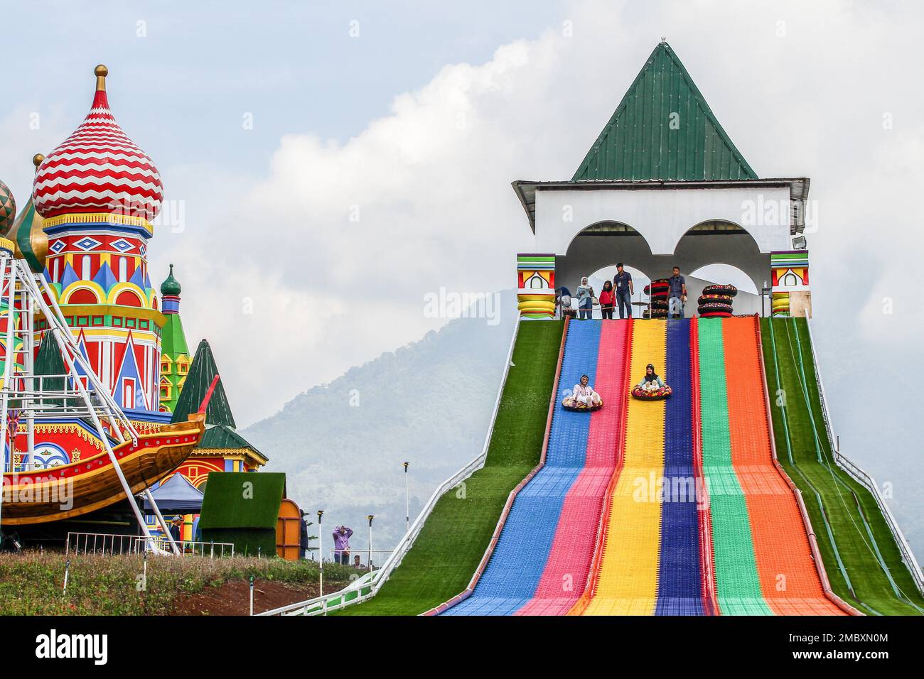 Bandung, Indonesia. 21st Jan, 2023. People are seen enjoying the ...