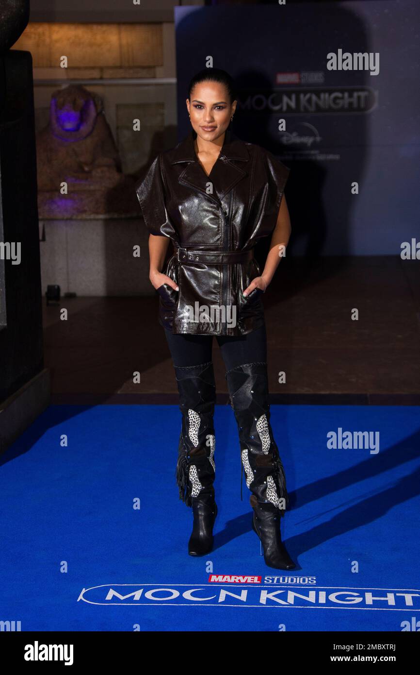 Saffron Hocking poses for photographers upon arrival for the special