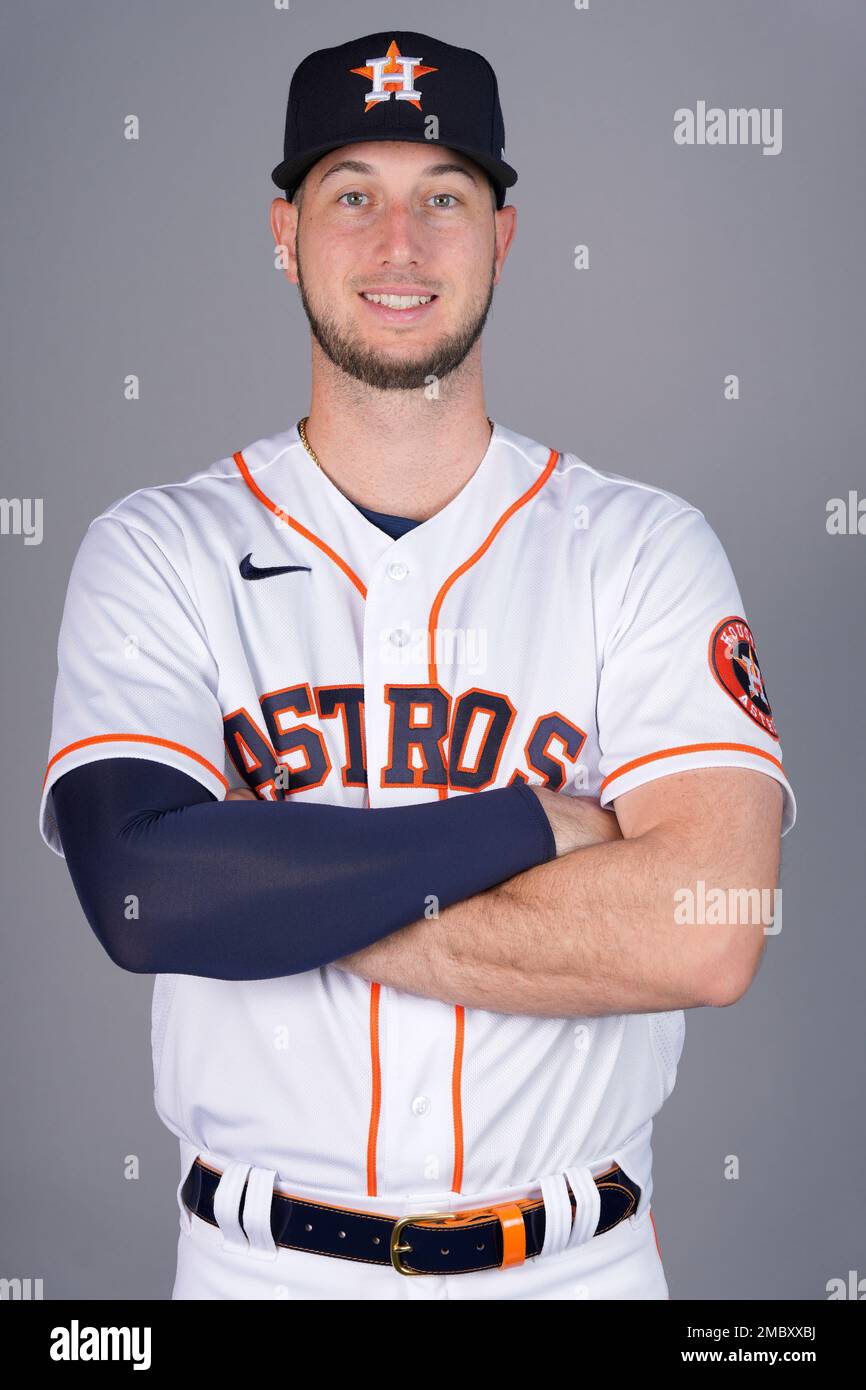 Outfielder Kyle Tucker of the Houston Astros poses for a picture on photo  day during Astros spring training, Wednesday, March 16, 2022, at The  Ballpark of the Palm Beaches in West Palm