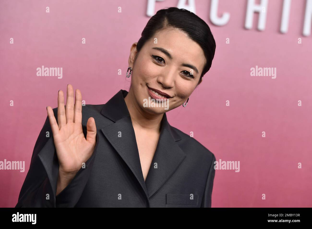 Inji Jeong arrives at the global premiere of 